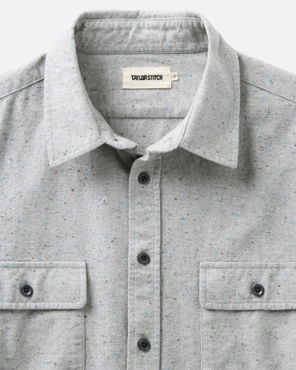 The Yosemite Shirt in Mist Donegal