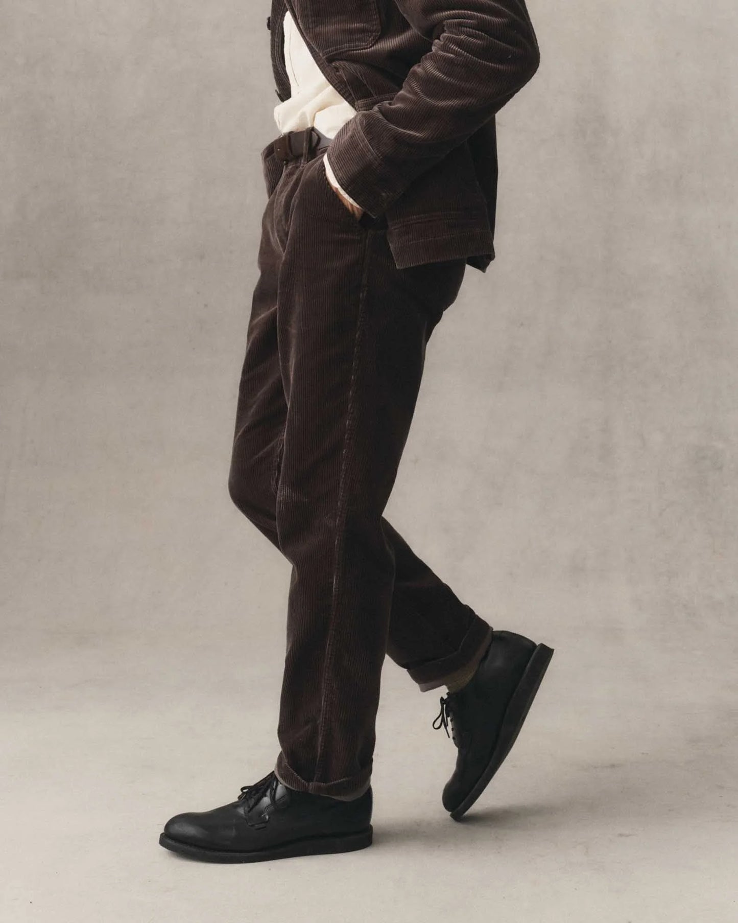 The Carnegie Pant in Soil Corduroy